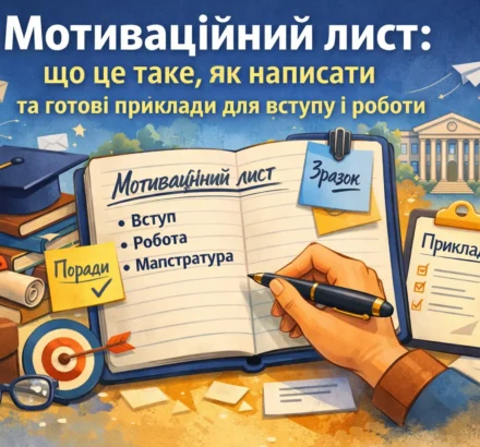 написання мотиваційного листа
