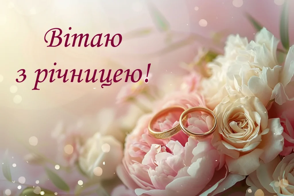 картинка з річницею весілля з квітами