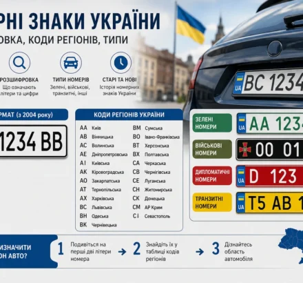 буквенні коди автомобілей в Україні