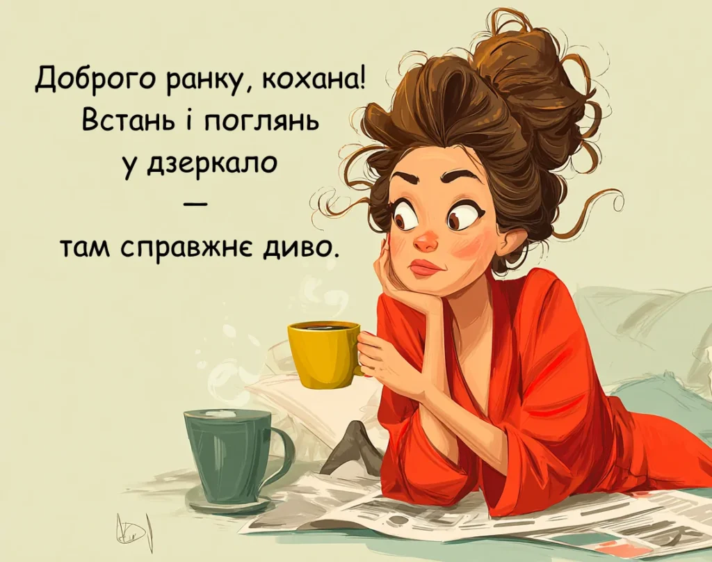 доброго ранку мила картинка з компліментом