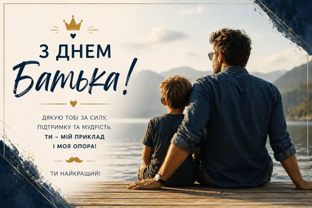 красиве і зворушливе привітання з днем батька