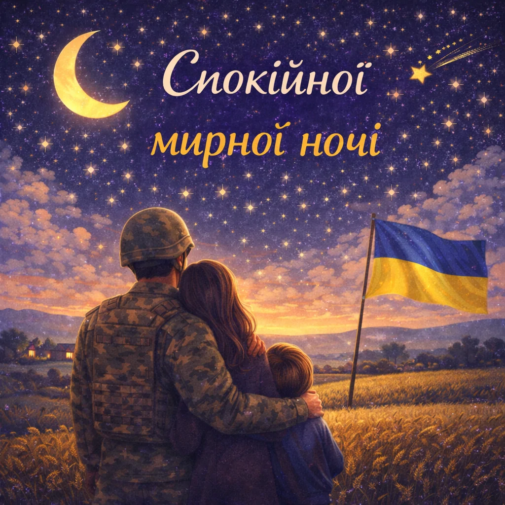 спокійної мирної ночі картинки українська сім'я