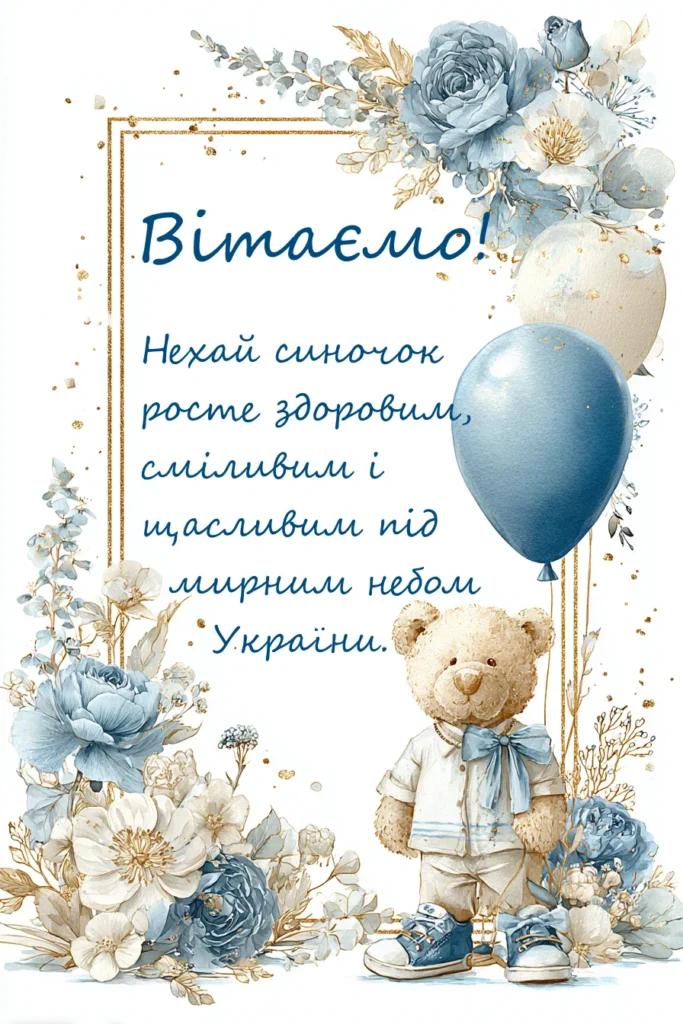 картинка з привітанням для молодих батьків своїми словами